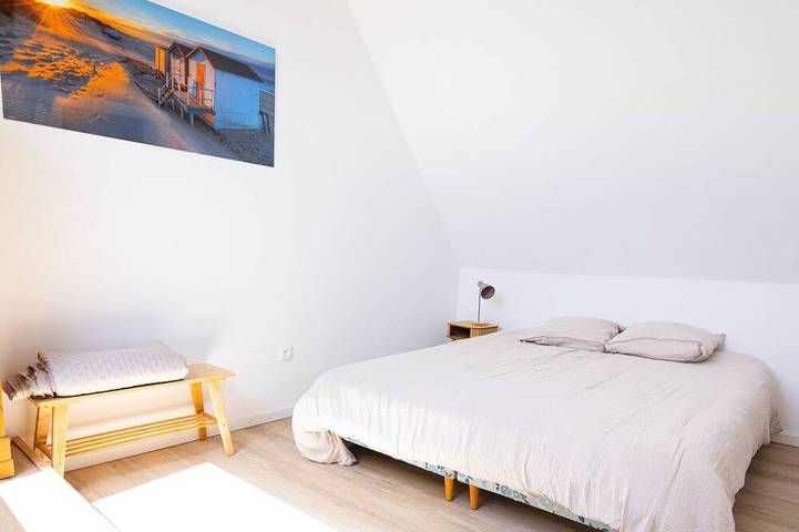 Ferienhaus-Familie-Village côtier-Meerblick-Ensuite mit Badewanne und Dusche in Audresselles, Boulogne-sur-Mer und Umgebung