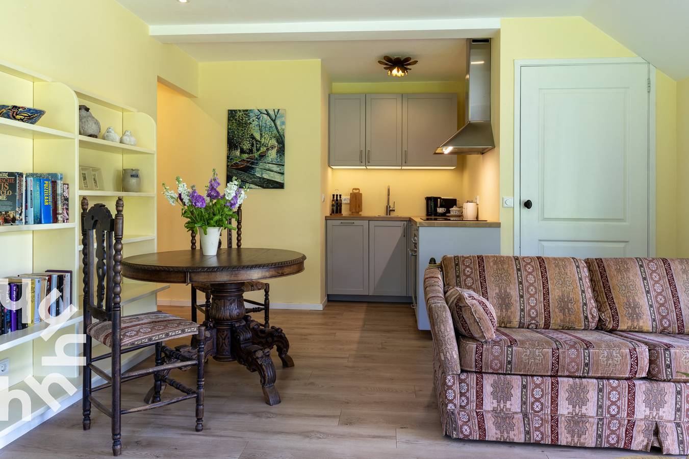 2 persoons appartement met ruime tuin nabij de dorpsgracht in Giethoorn in Giethoorn, Nationaal Park Weerribben-Wieden