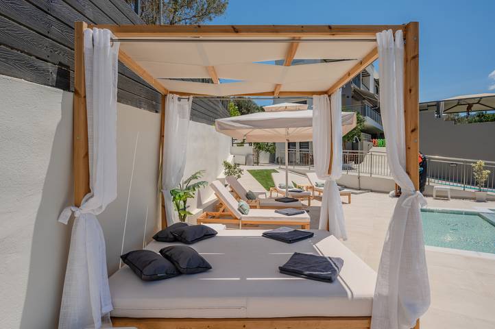 Ferienhaus für 6 Personen, mit Balkon und Whirlpool sowie Terrasse und Garten in Rethymnon - 4