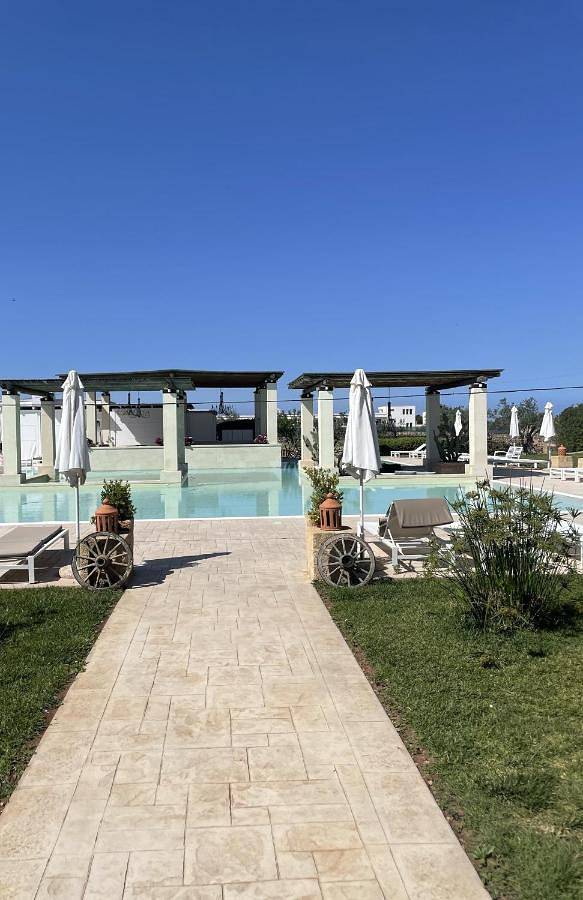 Villa Elisabetta con idromassaggio e area piscina in Alezio, Golfo di Taranto