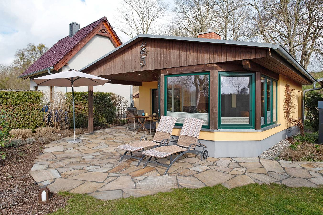 Ferienwohnung 'Komfortables Ferienhaus 38m²' mit privater Terrasse, privatem Garten und Wi-Fi in Neukalen, Kummerower See