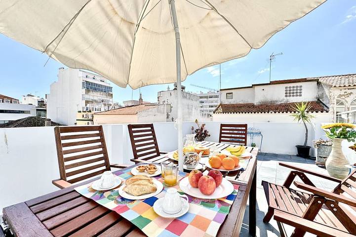 Ferienhaus für 4 Personen, mit Garten und Sauna sowie Terrasse, mit Haustier in Portimão