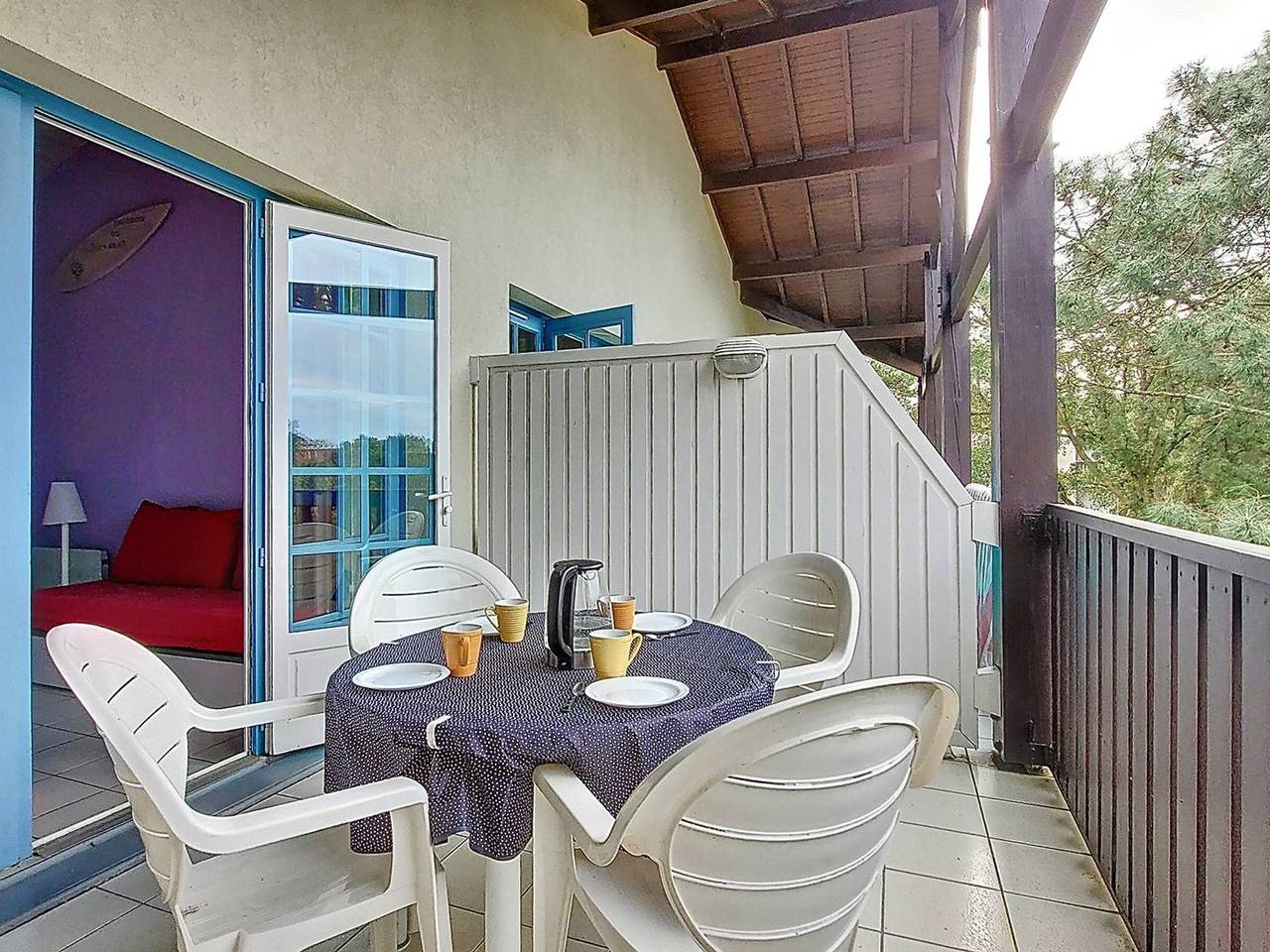 Appartement entier, Charmant T2 à Moliets, terrasse, parc résidentiel in Moliets-Plage, Moliets-et-Maa
