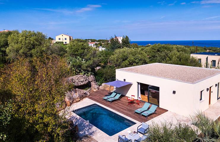 Villa per 4 persone, con giardino e terrazza in Corsica