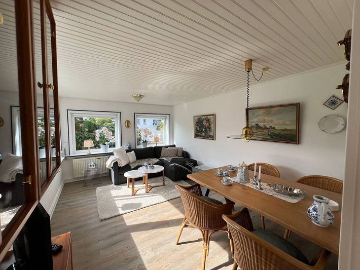 Ferienwohnung für 3 Personen, mit Terrasse und Garten auf Sylt