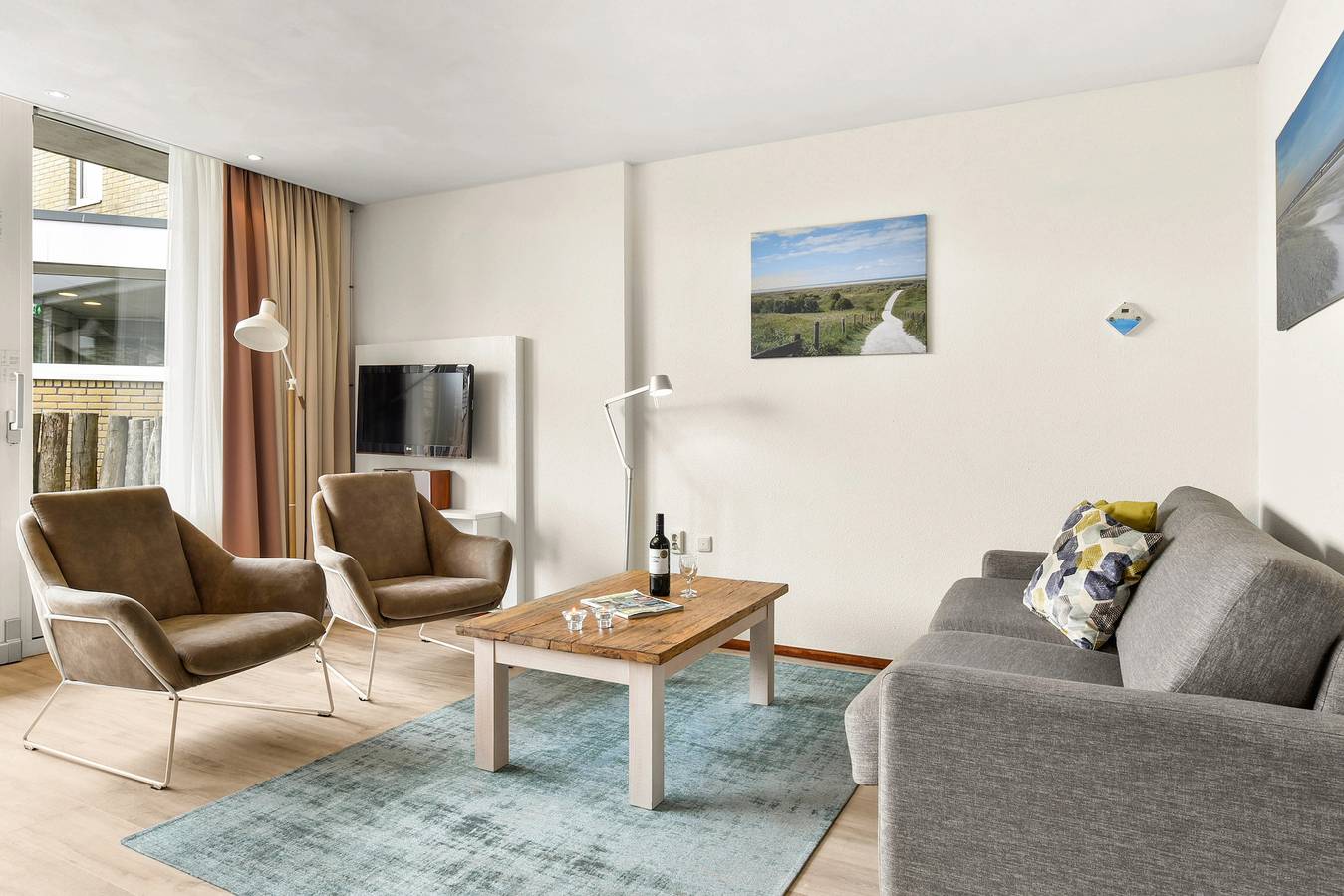 Geheel appartement, Landal Vitamaris — 2-4-persoons appartement in Schiermonnikoog, Nederlandse waddeneilanden