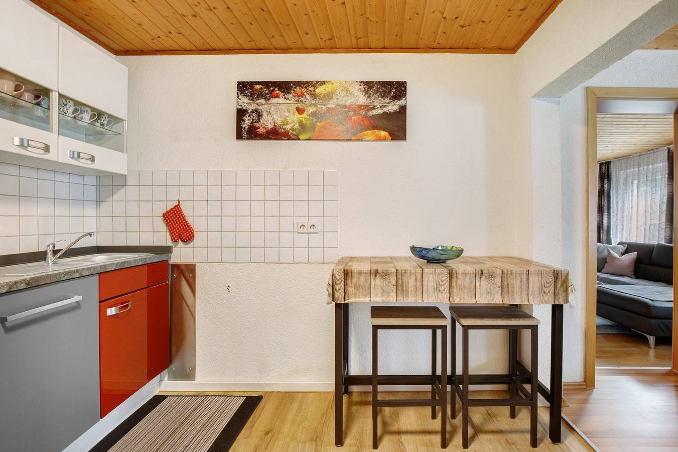 Ganze Wohnung, Ferienwohnung 'Annette' mit gemeinsamer Terrasse und Wlan in Gomadingen, Neckar-Alb