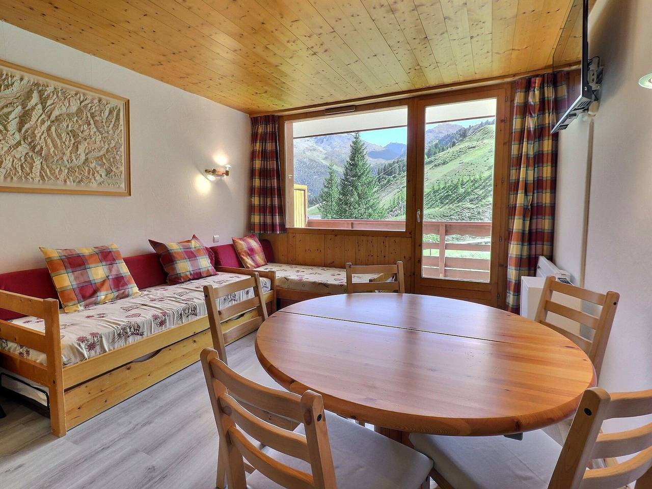 Ganze Wohnung, 2-Zimmer-Wohnung in Méribel, 5 Pers, Balkon in Méribel-Mottaret, Les Allues