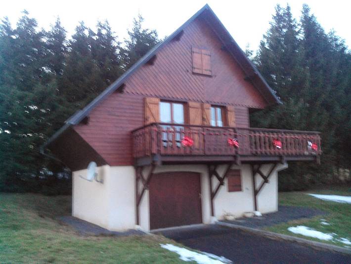 Chalet pour 6 personnes, avec jardin et balcon
