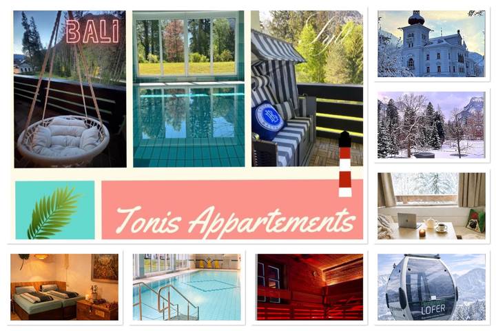 Ferienwohnung für 3 Personen, mit Seeblick und Pool sowie Sauna und Garten, kinderfreundlich in Sankt Martin bei Lofer - 2