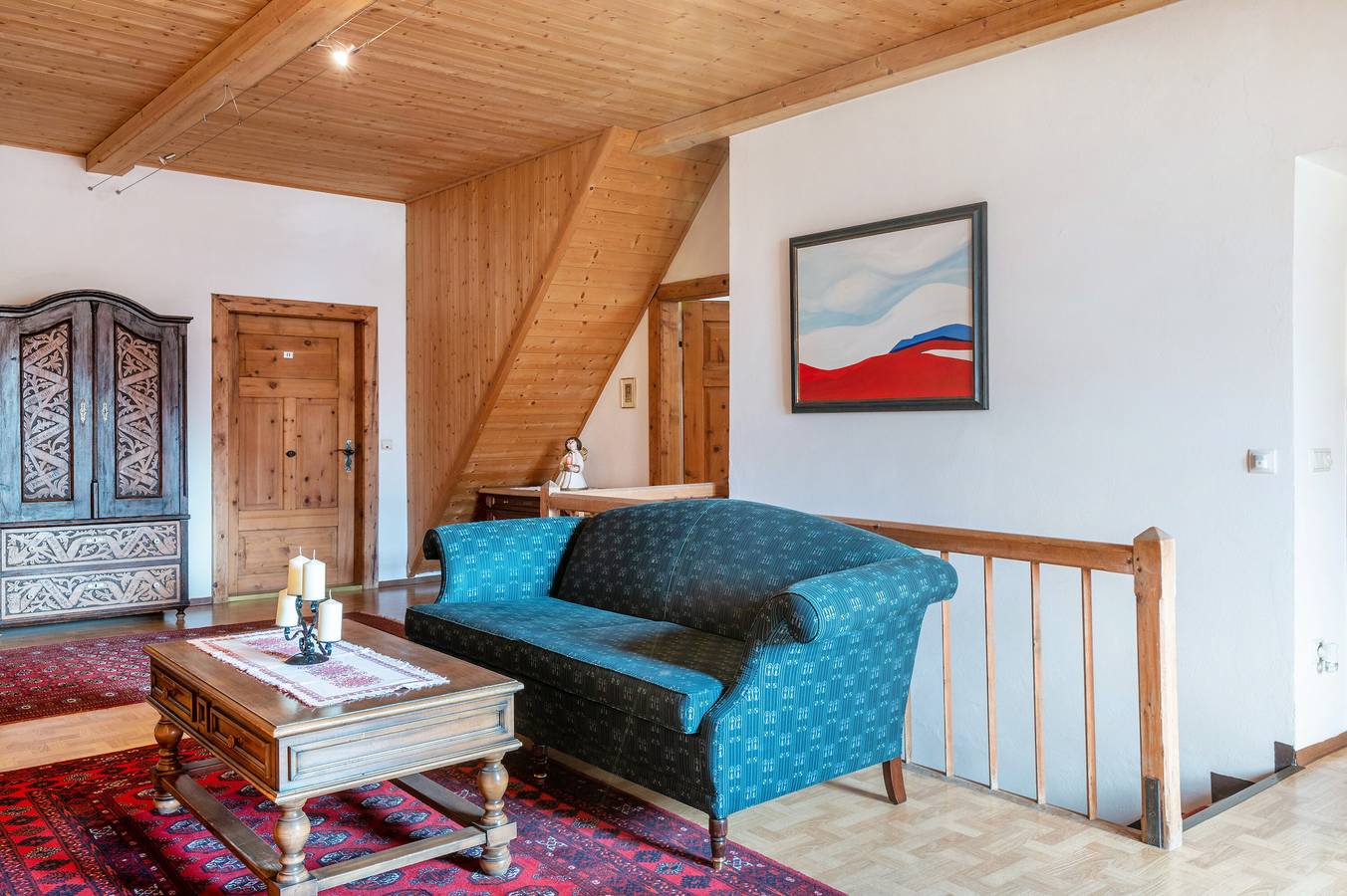 Zimmer 'Hirschen Aldo' mit Bergblick, Gemeinschaftsterrasse und Wi-Fi in Sarnthein, Sarntal