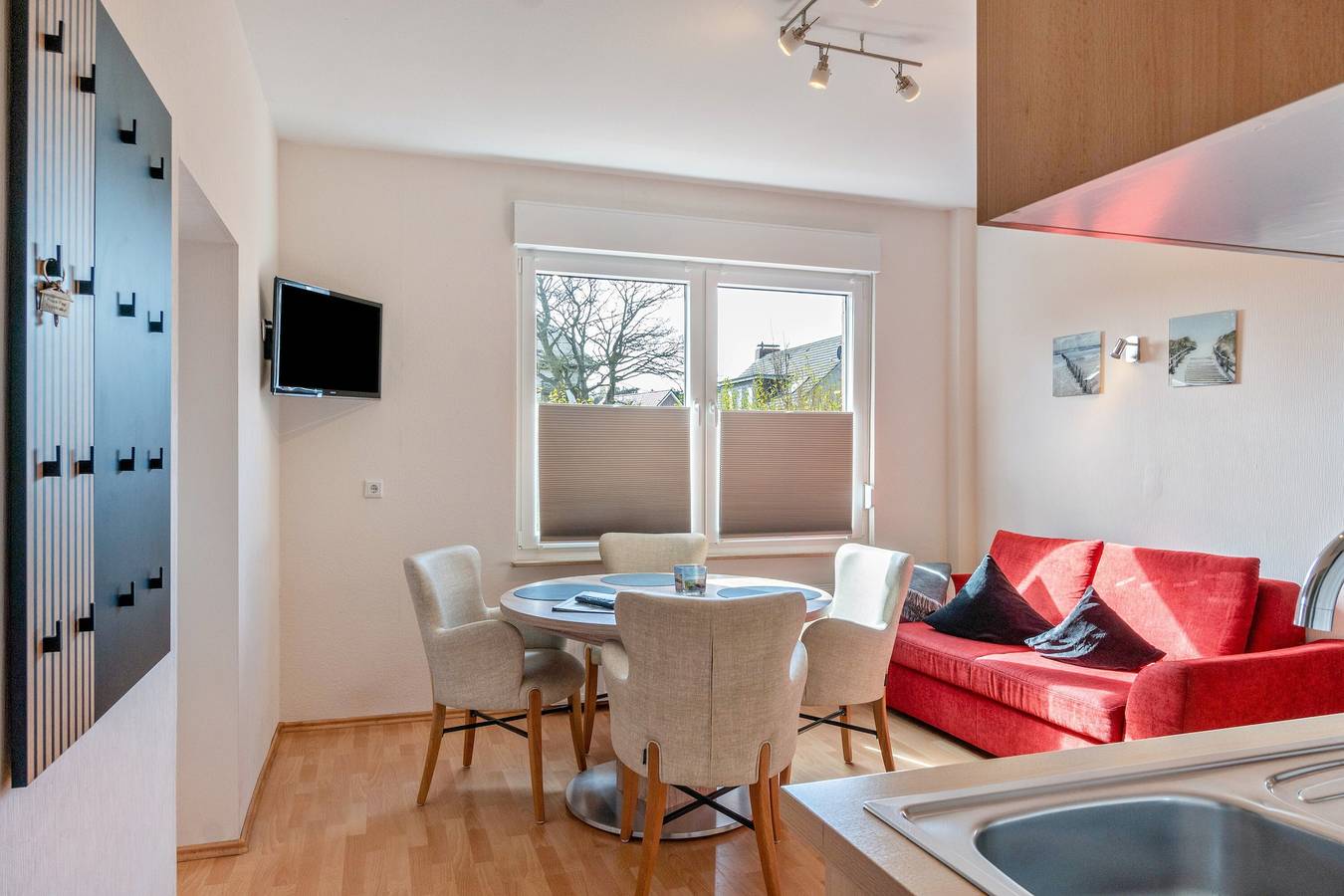 Ganze Wohnung, Ferienhaus 'Südstrand' auf Borkum für 2 bis 4 Gäste, 2 Schlafzimmer in Borkum