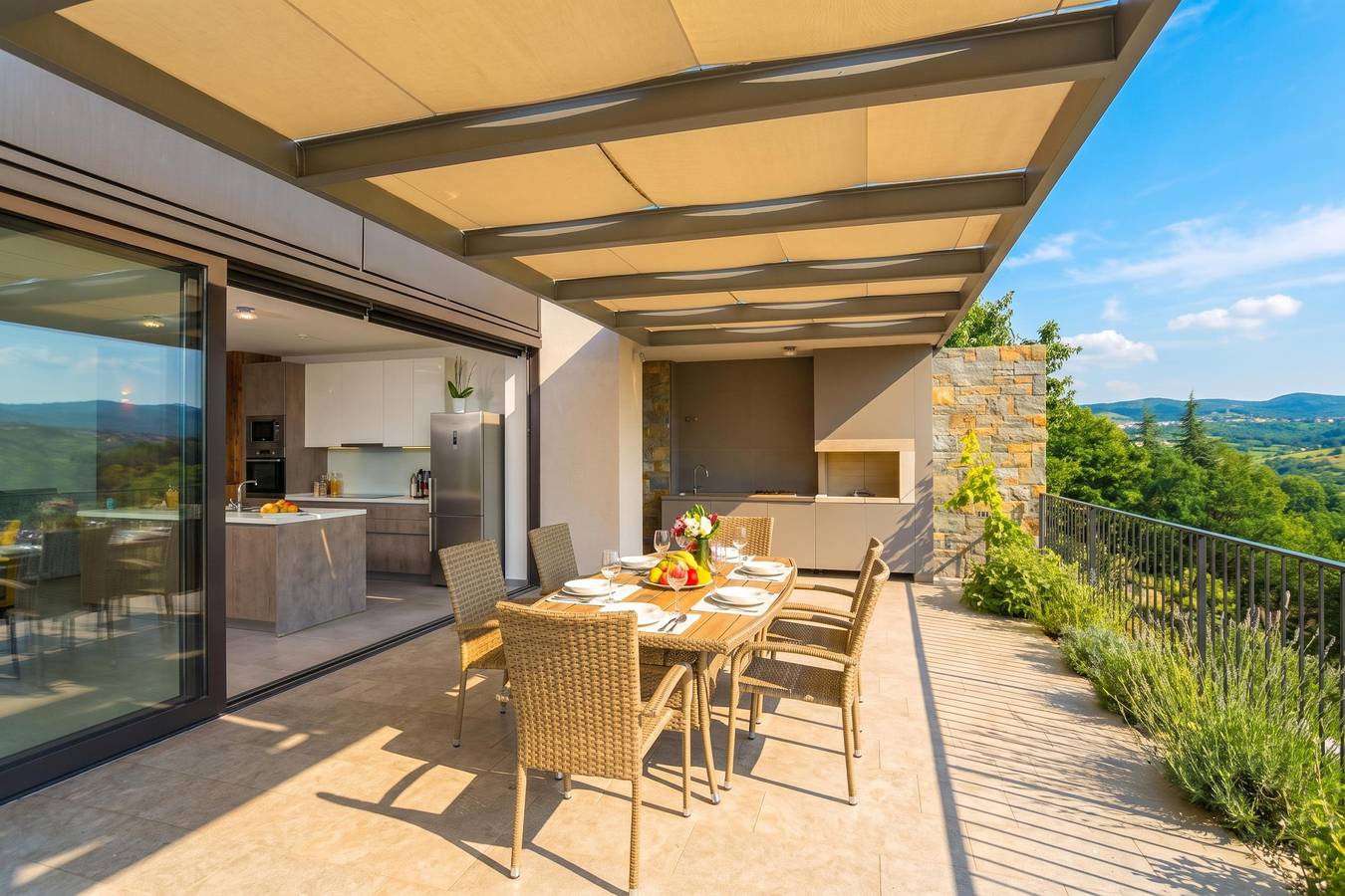 Villa Eva w/ Pool & Spa in Goriška Brda in Brda, Slowenien