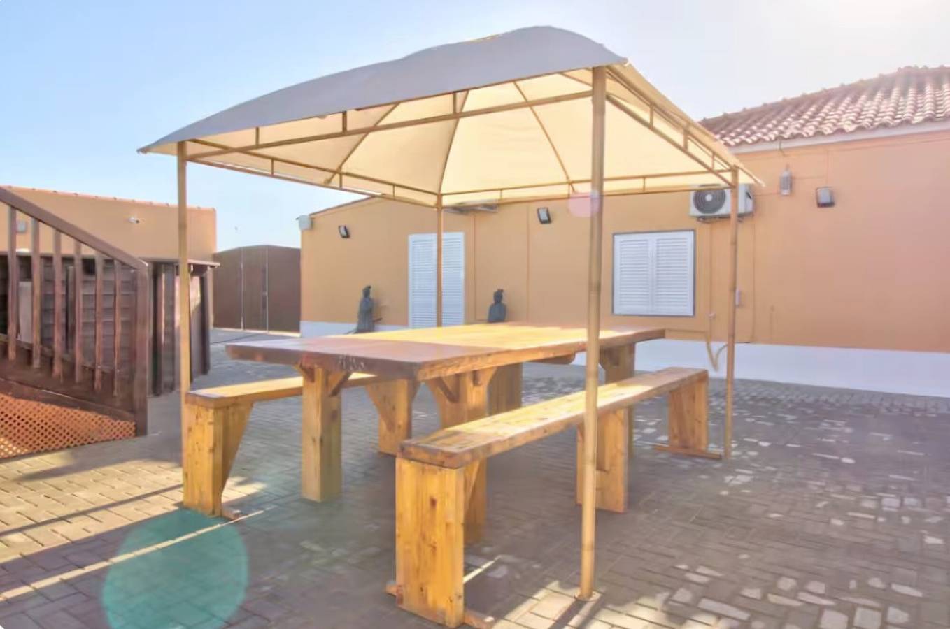 Habitación 'Quarto 3' con piscina compartida, terraza compartida y Wi-Fi in Moncarapacho, Ria Formosa