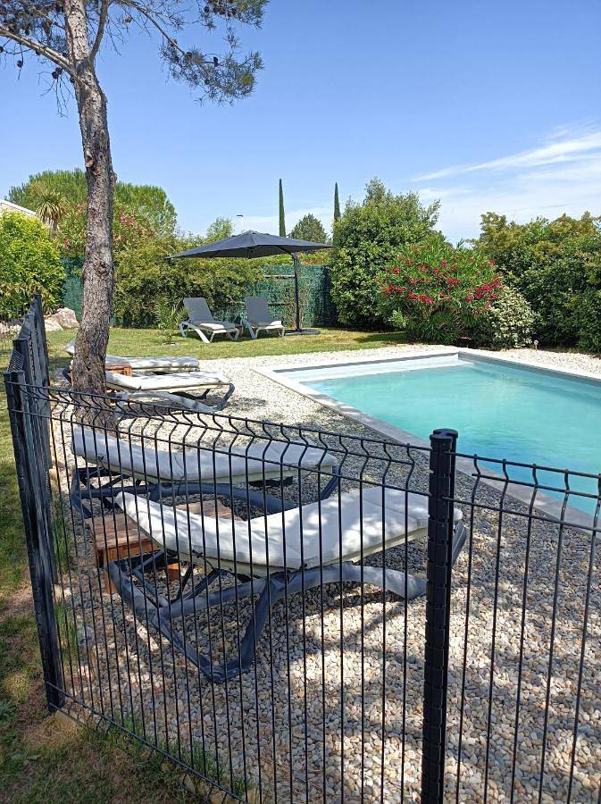 Maison de vacances pour 2 personnes, avec piscine ainsi que vue et jardin