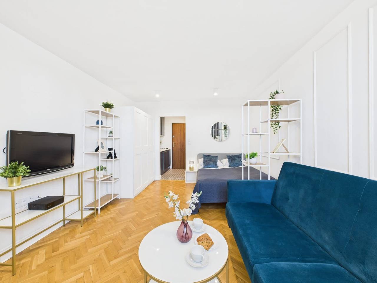 Estudio entero, Dymińska 2 | Stylish Studio | Pet-Friendly in Żoliborz, Varsovia