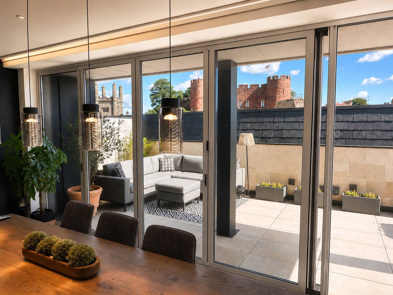 Entire apartment, Luxury two story Penthouse with roof top terrace in Shrewsbury, Shropshire