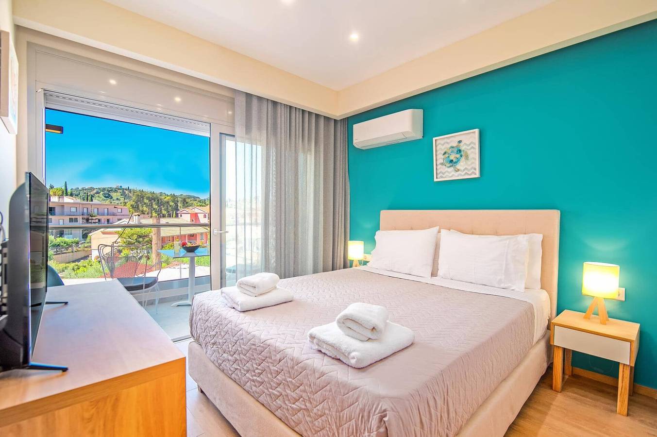 Villa für 4 Personen mit Garten in Gouvia, Korfu