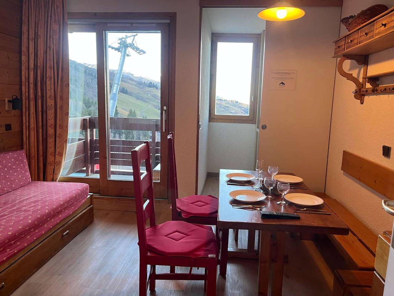 Hel ferielejlighed, Cristallin 33 - Lovely 2-room apartment at the foot of the slopes in Valmorel, Les Avanchers-Valmorel