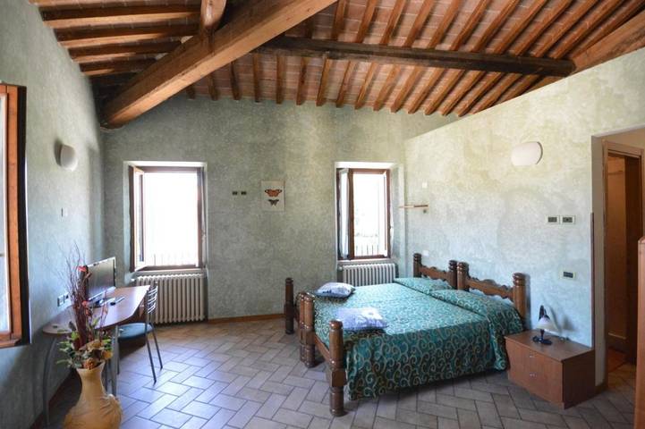 Chambre d’hôte pour 4 personnes, avec jardin ainsi que vue et terrasse, animaux acceptés à Spoleto - 2