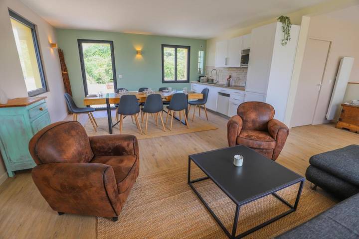 Location de vacances pour 12 personnes, avec vue et jardin à Varaville - 3
