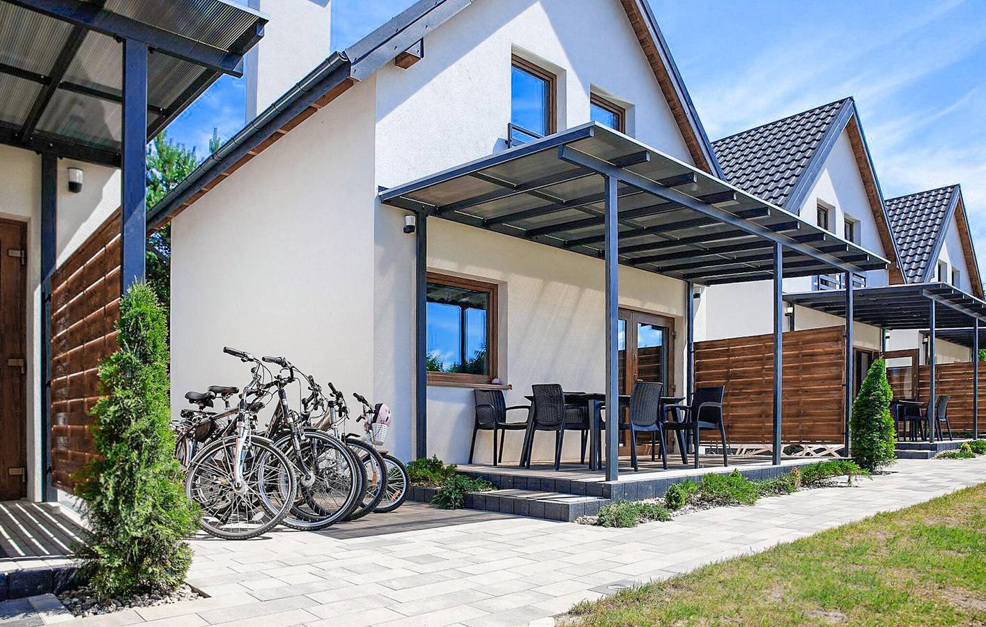Ferienhaus für 5 Personen mit Terrasse in Krokowa