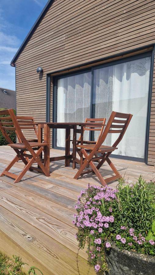 Gîte pour 6 personnes, avec Terrasse ainsi que Jardin et Vue à Saint-Vigor-le-Grand