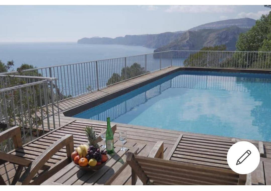 Quadruple Room with Sea View in Granadella, Jávea