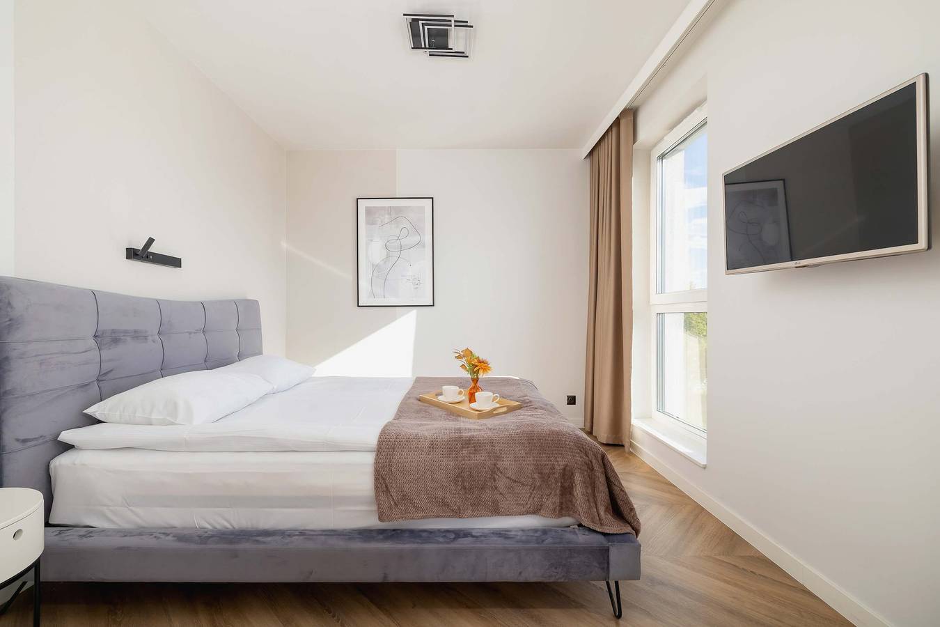 Ganze Wohnung, Air-conditioned Apartment | 2 Bedrooms, Parking, Workspace in Tichau, Schlesien