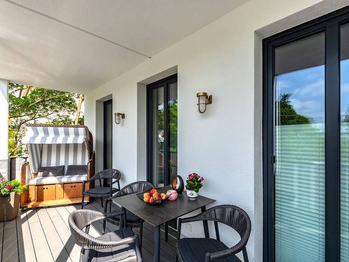 Ferienwohnung für 2 Personen, mit Balkon und Sauna, kinderfreundlich in Mönchgut-Granitz - 3