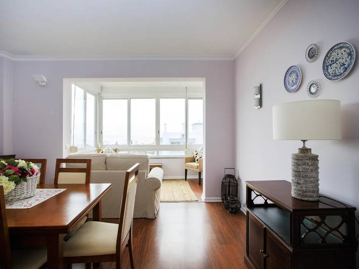 Ferienwohnung für 5 Personen, mit Balkon und Meerblick, kinderfreundlich in Estoril - 4