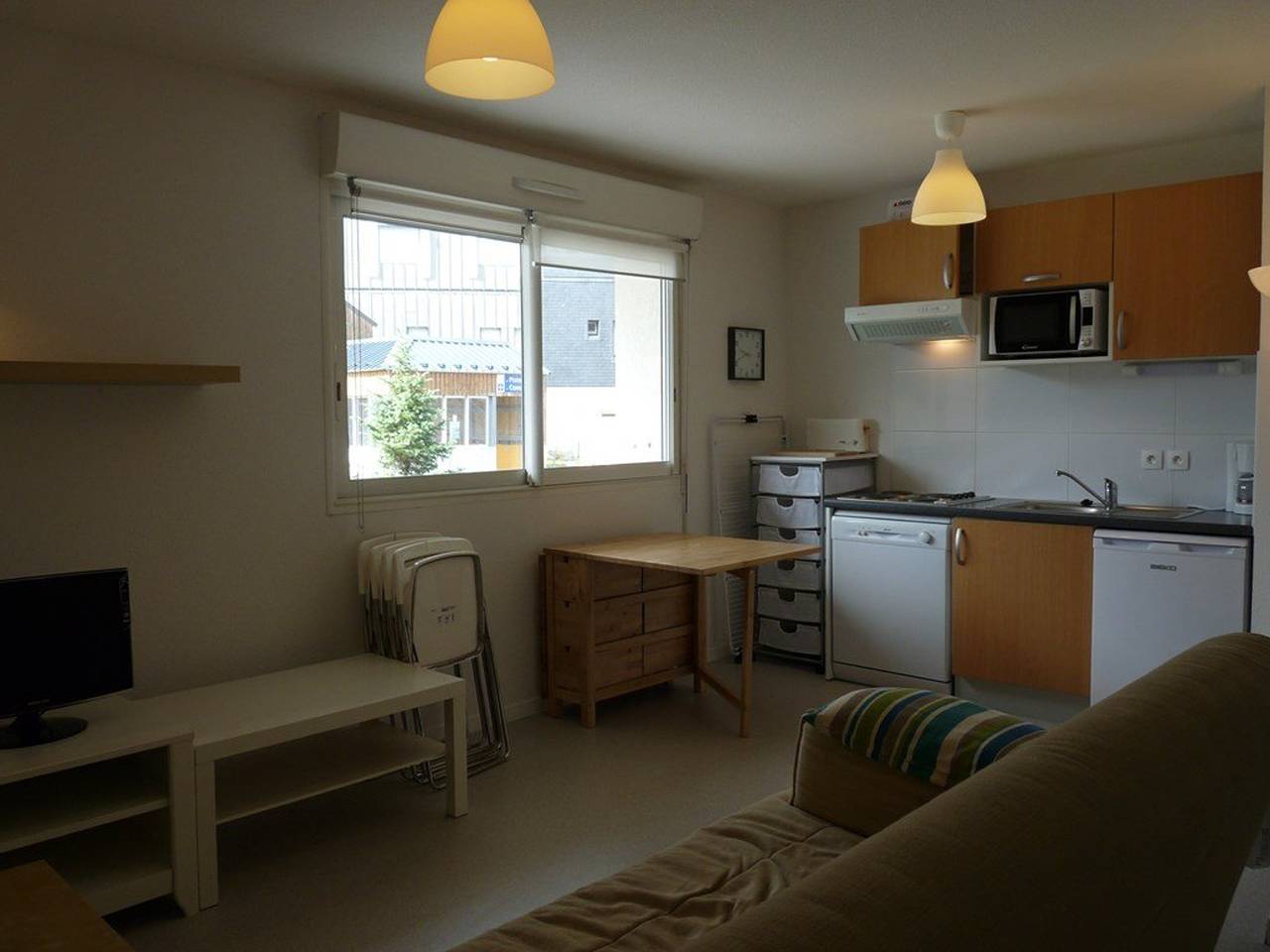 Ganze Wohnung, Appartement cosy à Arette, 4 pers, accès direct aux pistes, parking gratuit, lave-vaisselle/lave-linge in La Pierre Saint-Martin, Arette