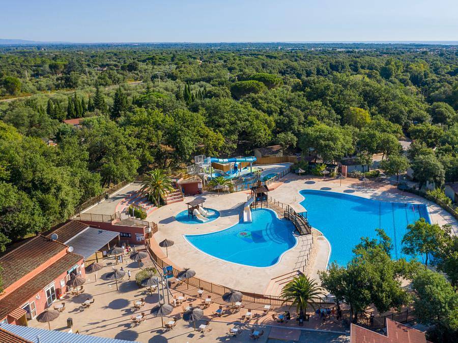 Camping Le Bois Fleuri - Mobilheim 6 personen - 3 Zimmer 4 Erwachsene + 2 Kinder in La Côte Vermeille, Saint-André