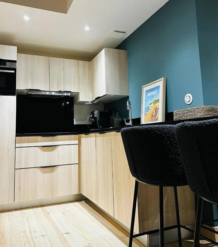 Location de vacances pour 3 personnes, avec vue ainsi que sauna et jardin à Audembert - 3