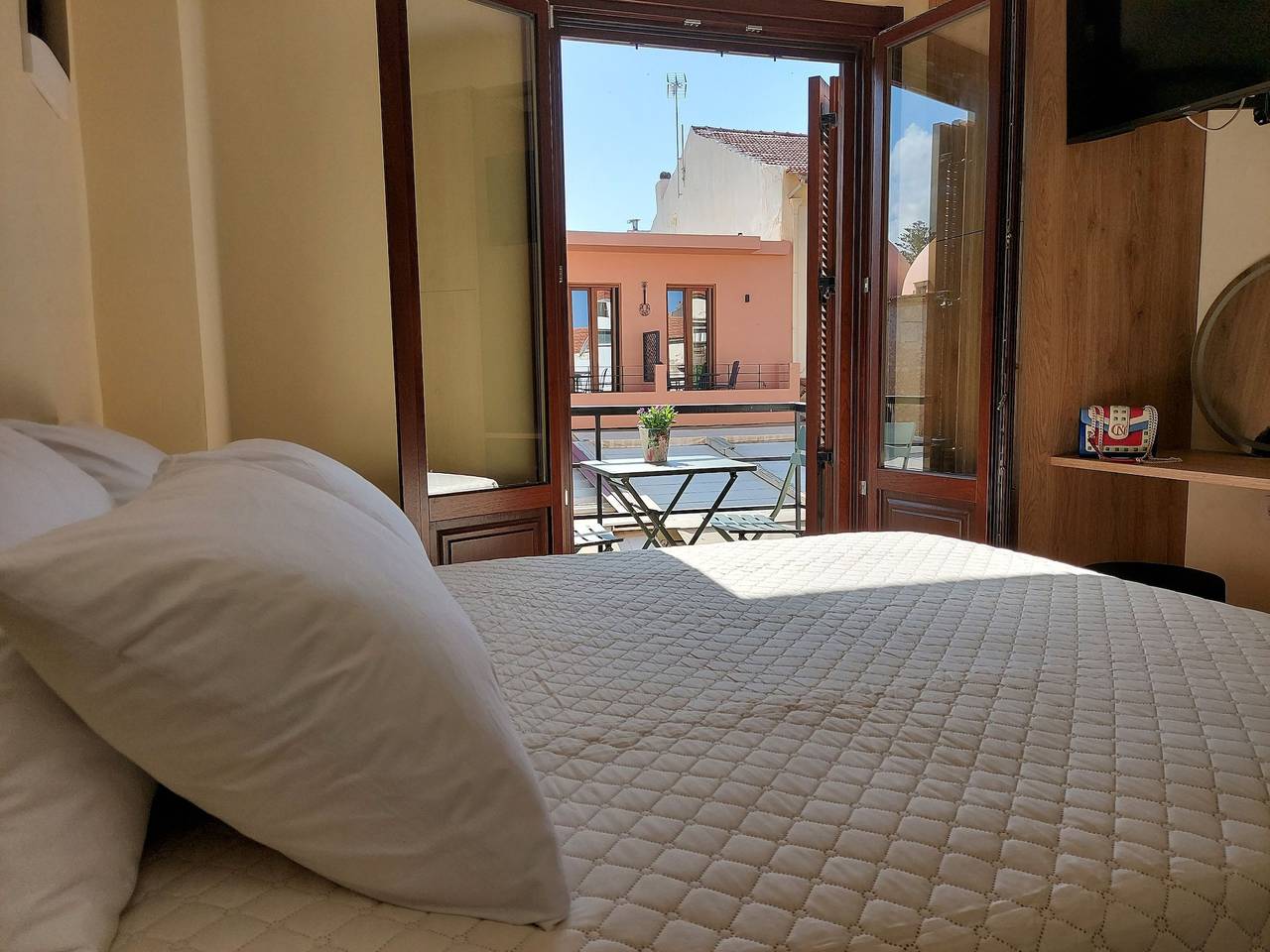 Ganze Wohnung, Ferienwohnung für 2 Personen mit Balkon in Rethymno (Stadt), Rethymno und Umgebung