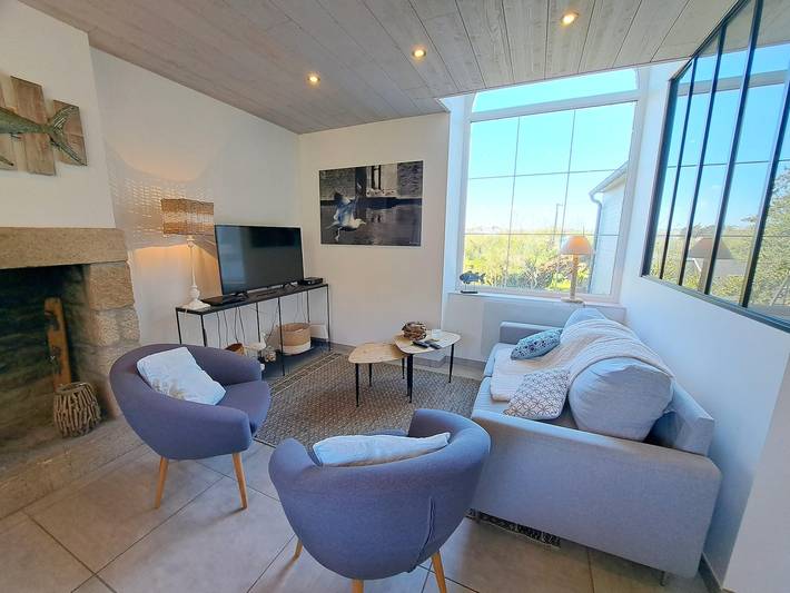 Location de vacances pour 8 personnes, avec terrasse et jardin, adapté aux familles à Plonévez-Porzay - 2