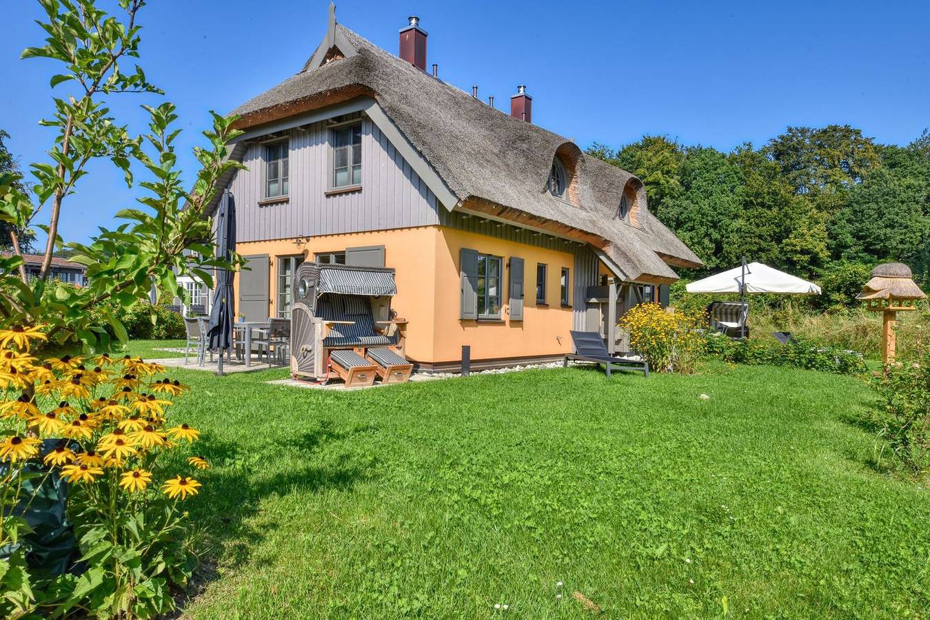 Neu gebaut, modern, exklusiv – das beschreibt das Feriendorf Klein Stresow in Klein Stresow, Putbus