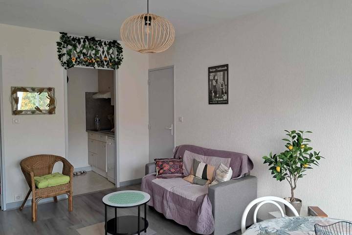 Ganze Wohnung, Ferienwohnung für 3 Personen mit Balkon in Villers-sur-Mer, Lisieux und Umgebung