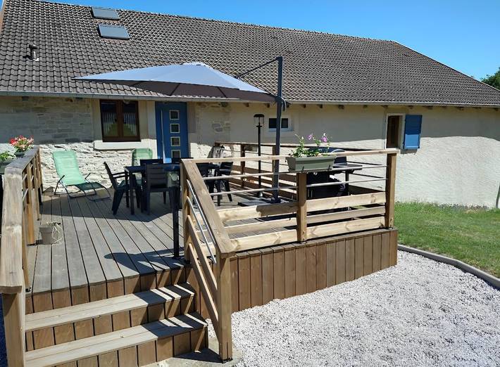 Gîte pour 4 personnes, avec terrasse