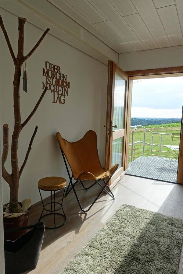 Ferienwohnung für 7 Personen, mit Garten und Ausblick in Haselbach