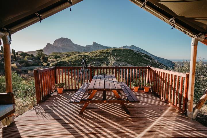 Camping para 2 personas, con Jardín en la Costa Blanca