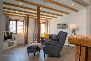 Ferienwohnung für 2 Personen, mit Sauna und Balkon, mit Haustier in Gelting