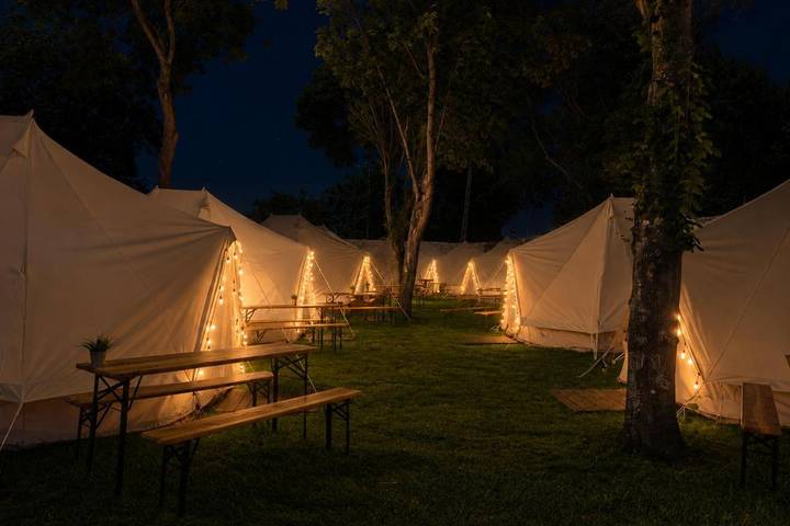 Camping für 2 Personen, mit Terrasse und Garten sowie Pool in Asturien - 3