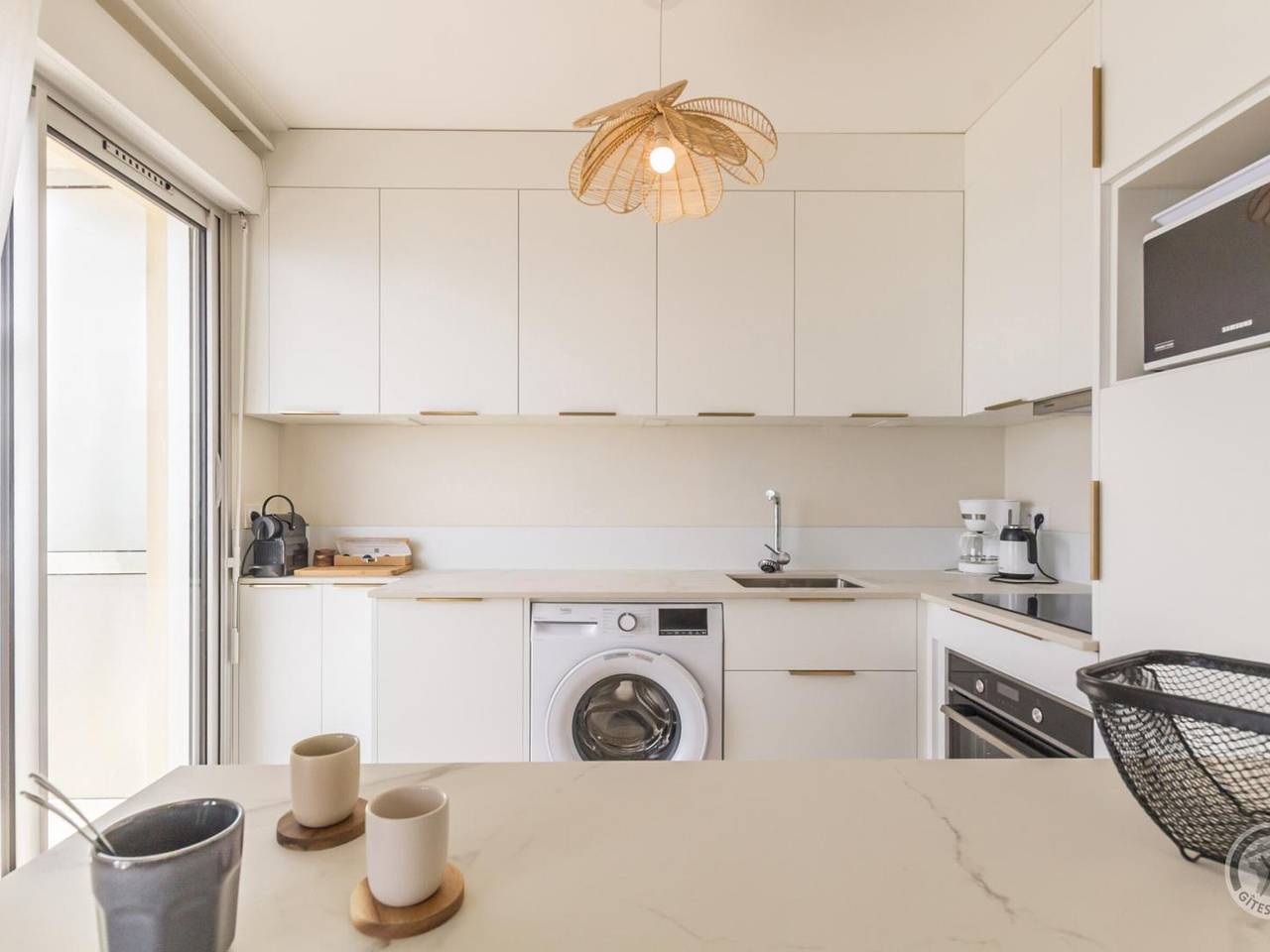 Ganze Wohnung, Meerblick-Apartment mit Service und Privatparkplatz in Agon-Coutainville, Coutances und Umgebung