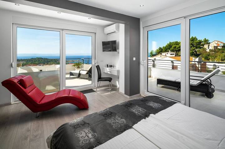 Luxusvilla Palladium im Zentrum mit * beheiztem Pool, * Penthouse und * Whirlpool in Makarska, Makarska Riviera