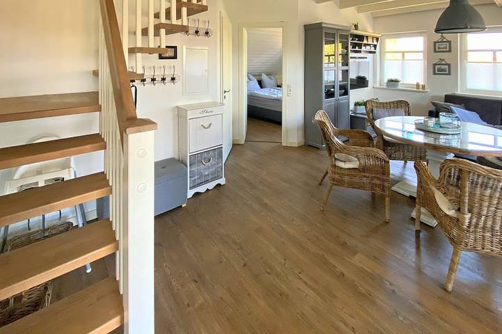 Appartement entier, Appartement exclusif avec grande terrasse près de la plage avec sauna in Langeoog