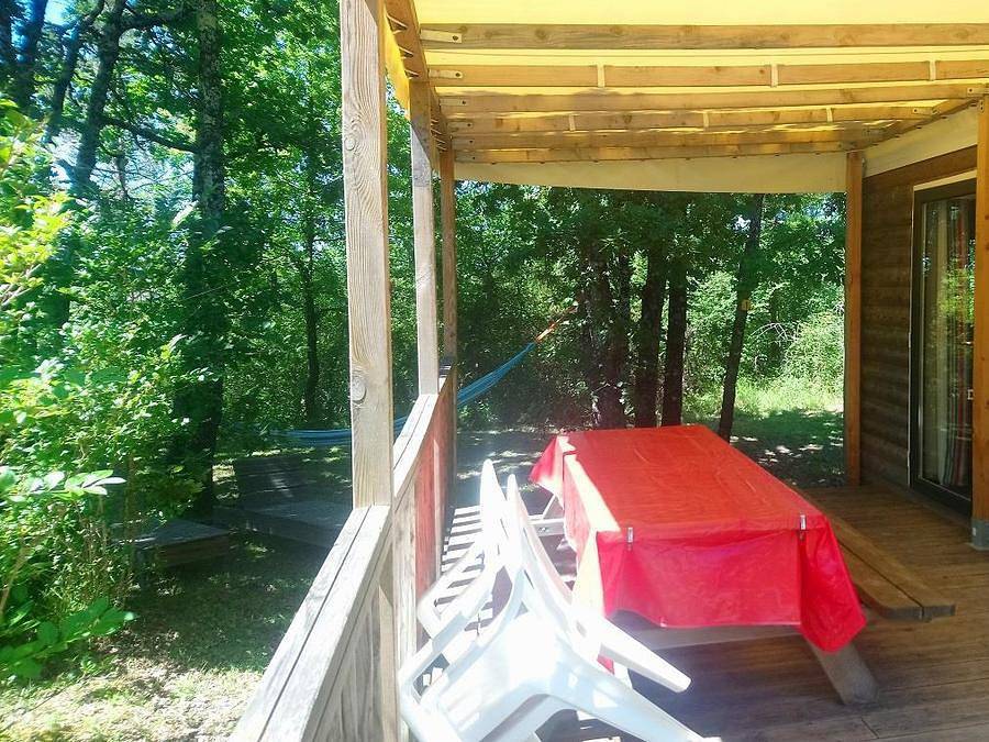 Camping La Fontaine du Roc - Mobilheim 6 personen - Mh3 Luxus in Dévillac, Villeneuve-sur-Lot und Umgebung