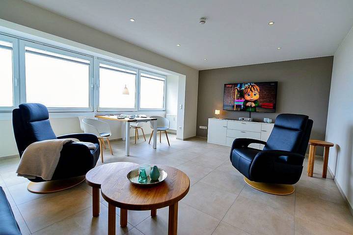 Ferienwohnung für 2 Personen, mit Balkon/Terrasse und Sauna sowie Seeblick in Nordholz - 3