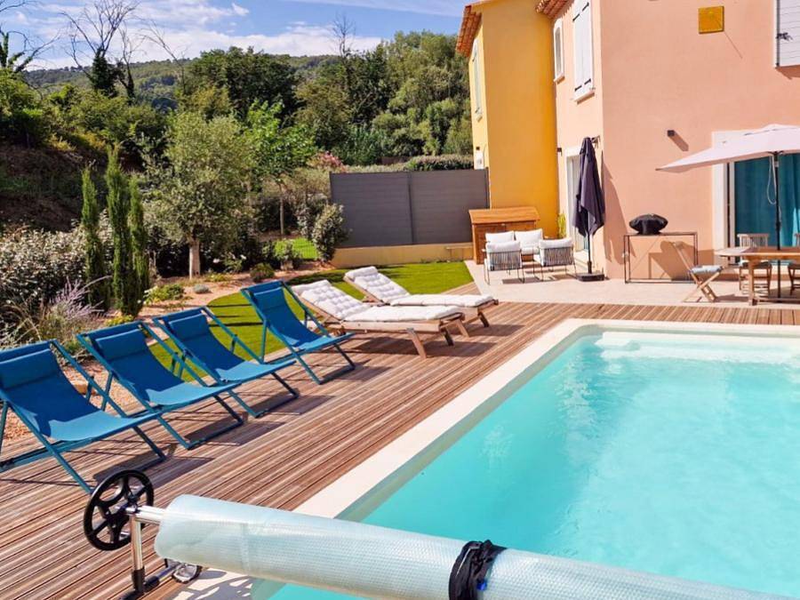Francecomfort Residence de Salernes - Casa 4 personas - Villa 4p. piscina 1 baño. in Salernes, Region de Draguignan