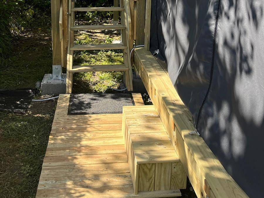 Flower Camping L'Abri-Côtier - Einzigartig 2 personen - D'Tente Dkbane 12m² Insolite - 1 Zimmer + Terrasse (ohne Sanitäranlagen) in Saint-Nazaire-sur-Charente, Rochefort und Umgebung